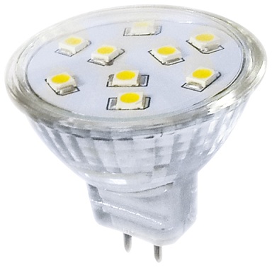 LED žárovka LED9 SMD 2835 MR11 2W-WW