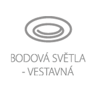 Bodová světla - vestavná